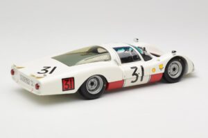 Porsche 906 LH #31 H. Herrmann / H. Linge Porsche System Engineering 24 Hours of Le Mans 1966 Minichamps 1:18 100666131 Метал — снимка 3 от 8