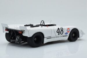 Porsche 908/02 #48 S. McQueen / P. Revson 12 Hours of Sebring 2nd Place Post Race Version 1970 AUTOart 1:18 87072 Метал — снимка 3 от 8