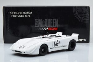 Porsche 908/02 #66A S. McQueen Holtville 1970 AUTOart 1:18 87073 Метал — снимка 8 от 8