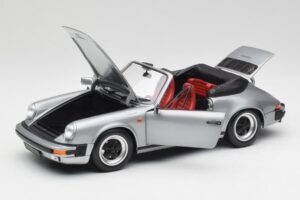 Porsche 911 930 Carrera 3.2 Кабриолет Сив Металик Minichamps 1:18 100063034 Метал — снимка 2 от 8