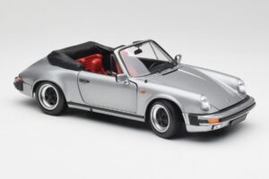 Porsche 911 930 Carrera 3.2 Кабриолет Сив Металик Minichamps 1:18 100063034 Метал — снимка 6 от 8