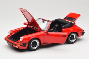 Porsche 911 930 Carrera 3.2 Cabriolet Guards Red Minichamps 1:18 110063030 Метал — снимка 2 от 8