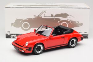 Porsche 911 930 Carrera 3.2 Cabriolet Guards Red Minichamps 1:18 110063030 Метал — снимка 8 от 8