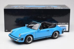 Porsche 911 930 Carrera Кабриолет Синьо Minichamps 1:18 100063032 Метал — снимка 8 от 8