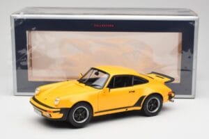 Porsche 911 930 Turbo 3.0 Жълт Norev 1:18 187579 Метал — снимка 8 от 8