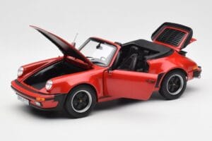 Porsche 911 930 Turbo Кабриолет Червен Norev 1:18 187664 Метал — снимка 2 от 8