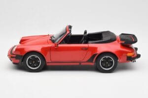 Porsche 911 930 Turbo Кабриолет Червен Norev 1:18 187664 Метал — снимка 4 от 8