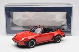 Porsche 911 930 Turbo Кабриолет Червен Norev 1:18 187664 Метал — снимка 8 от 8