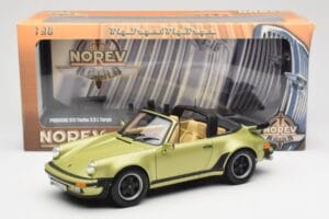 Porsche 911 930 Turbo Targa Зелен Металик Norev 1:18 187526 Метал — снимка 10 от 10