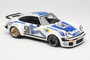 Porsche 911 934 #58 B. Wollek / P. Gurdjian Kremer Racing Winners Group 4 24 Hours of Le Mans 1977 Minichamps 1:18 155776458  — снимка 4 от 6