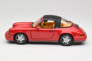 Porsche 911 964 Carrera 2 Targa Червен Anson 1:18 30305-W Метал — снимка 4 от 8