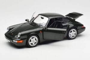 Porsche 911 964 Carrera 4 Зелен Металик Norev 1:18 187321 Метал — снимка 2 от 8