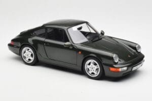Porsche 911 964 Carrera 4 Зелен Металик Norev 1:18 187321 Метал — снимка 6 от 8