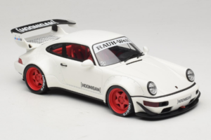 Porsche 911 964 RWB Hoonigan Бял GT Spirit 1:18 GT732 Смола — снимка 4 от 6