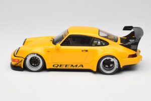 Porsche 911 964 RWB Keema Yellow GT Spirit 1:18 GT492 Смола — снимка 3 от 6