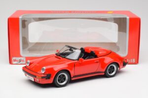 Porsche 911 964 Speedster Червен Maisto 1:18 37800-M2 Метал — снимка 8 от 8