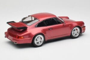 Porsche 911 964 Turbo Червен Minichamps 1:18 155069102 Метал — снимка 2 от 6