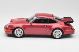Porsche 911 964 Turbo Червен Minichamps 1:18 155069102 Метал — снимка 3 от 6