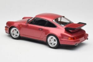 Porsche 911 964 Turbo Червен Minichamps 1:18 155069102 Метал — снимка 5 от 6