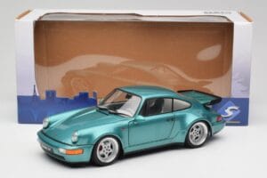 Porsche 911 964 Turbo Wimbledon Green Metallic Solido 1:18 S1803407 Метал — снимка 8 от 8