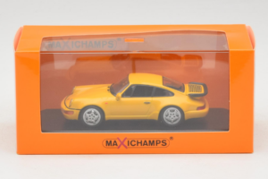 Porsche 911 964 Turbo Жълт MaxiChamps 1:43 940069104 Метал — снимка 4 от 4