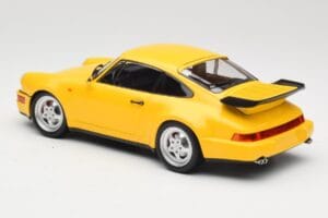 Porsche 911 964 Turbo Жълт Minichamps 1:18 155069100 Метал — снимка 5 от 6