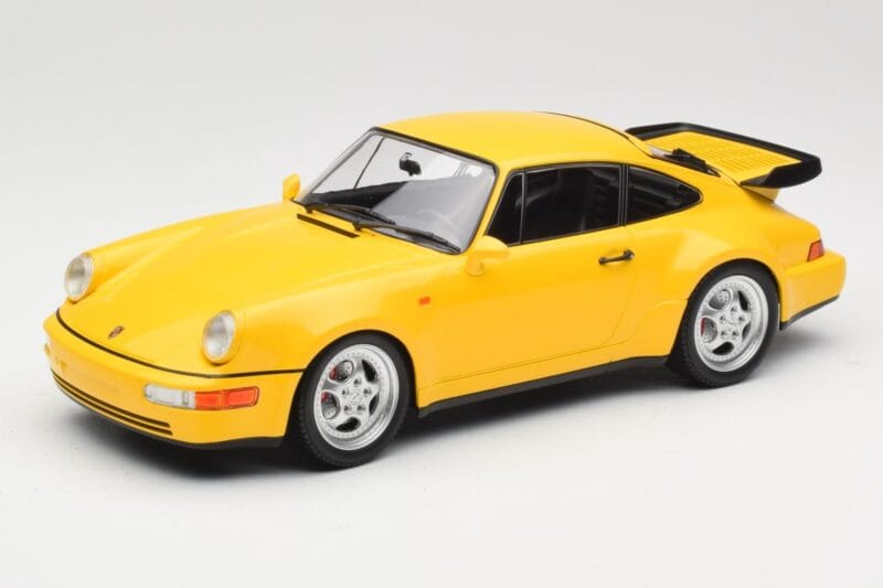 Porsche 911 964 Turbo Жълт Minichamps 1:18 155069100 Метал
