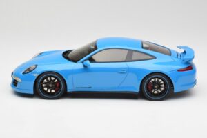 Porsche 911 991 Carrera 4S Aerokit Син GT Spirit 1:18 GT085 Смола — снимка 3 от 6