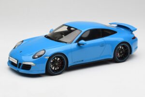 Porsche 911 991 Carrera 4S Aerokit Син GT Spirit 1:18 GT085 Смола