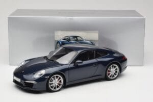 Porsche 911 991 Carrera S Blue Metallic Minichamps 1:18 WAP0210200C Метал — снимка 8 от 8