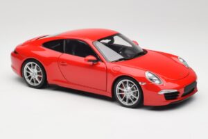 Porsche 911 991 Carrera S Guards Червен Minichamps 1:18 100061020 Метал — снимка 6 от 8
