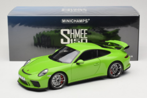 Porsche 911 991 GT3 Зелен Shmee150 Minichamps 1:18 110067025 Метал — снимка 8 от 8