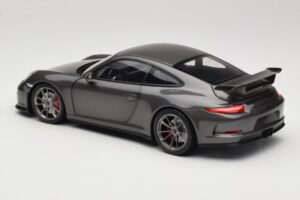 Porsche 911 991 GT3 Grey Metallic Minichamps 1:18 110062720 Метал — снимка 7 от 8