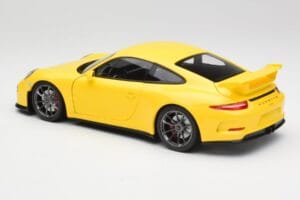 Porsche 911 991 GT3 Racing Жълто & Сребърни Джанти Minichamps 1:18 110062722 Метал — снимка 7 от 8