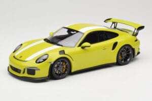 Porsche 911 991.1 GT3 RS Lizard Green & Stripes Minichamps 1:18 155066224 Метал