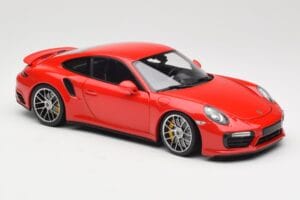 Porsche 911 991 Turbo S Guards Red Minichamps 1:18 110067122 Метал — снимка 6 от 8