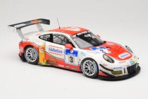 Porsche 911 991.1 GT3 R #3 Frikadelli Racing N. Siedler / K. Abbelen / S. Schmitz 24 Hours of Nurburgring 2016 Minichamps 1:1 — снимка 4 от 6