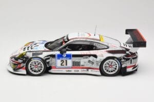 Porsche 911 991.1 GT3 R #21 WTM Racing J. Stursberg / V. Krumbach 24h Nurburgring 2016 Minichamps 1:18 155166021 Метал — снимка 3 от 6