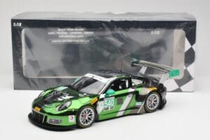 Porsche 911 991.1 GT3 R #540 Black Swan Racing P. Long / T. Pilgrim 24h Daytona 2016 Minichamps 1:18 155166540 Метал — снимка 6 от 6