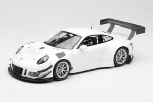 Porsche 911 991.1 GT3 R Бял Със Сребристи Джанти Minichamps 1:18 153166000 Метал