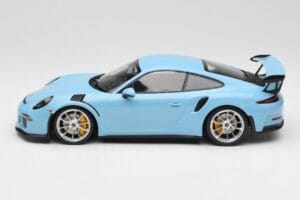 Porsche 911 991.1 GT3 RS Син Мат Джанти Minichamps 1:18 153066235 Метал — снимка 3 от 6