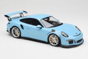 Porsche 911 991.1 GT3 RS Син Мат Джанти Minichamps 1:18 153066235 Метал — снимка 4 от 6