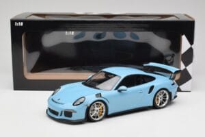 Porsche 911 991.1 GT3 RS Син Мат Джанти Minichamps 1:18 153066235 Метал — снимка 6 от 6