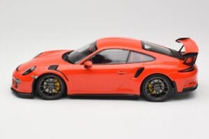 Porsche 911 991.1 GT3 RS Lava Orange Minichamps 1:18 155066220 Метал — снимка 3 от 6