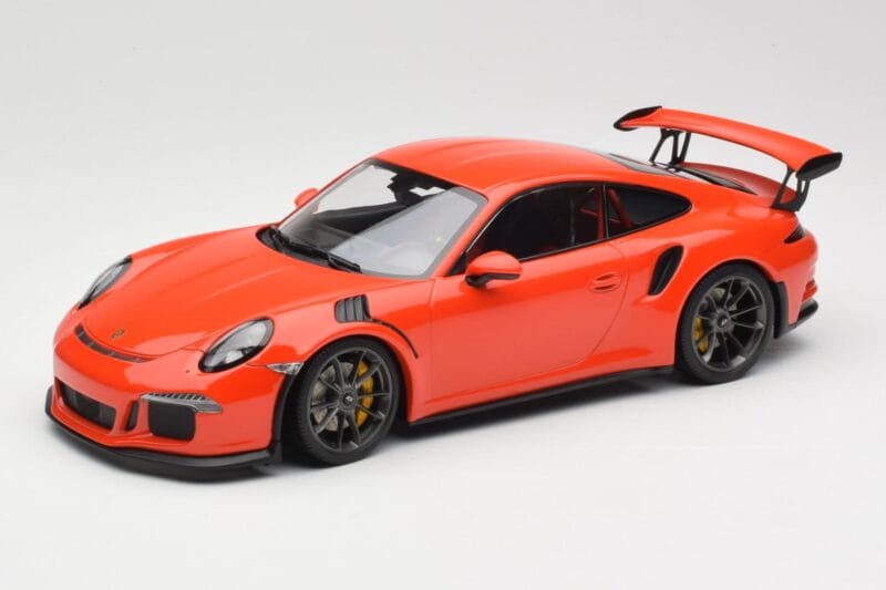 Porsche 911 991.1 GT3 RS Lava Orange Minichamps 1:18 155066220 Метал