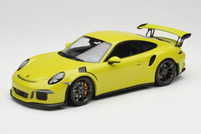 Porsche 911 991.1 GT3 RS Светлозелен Minichamps 1:18 155066222 Метал
