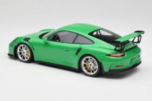 Porsche 911 991.1 GT3 RS Lizard Зелен & Сребристи Джанти Minichamps 1:18 153066229 Метал — снимка 5 от 6