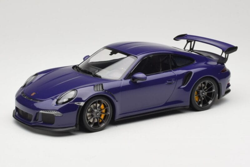 Porsche 911 991.1 GT3 RS Ultraviolet Minichamps 1:18 155066221 Метал