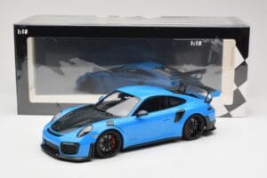 Porsche 911 991.2 GT2 RS Син с Черни Джанти Minichamps 1:18 155068308 Метал — снимка 6 от 6