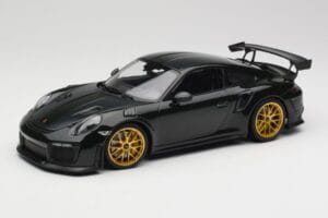 Porsche 911 991.2 GT2 RS Зелен Weissach Package Златни Джанти Minichamps 1:18 155068306 Метал